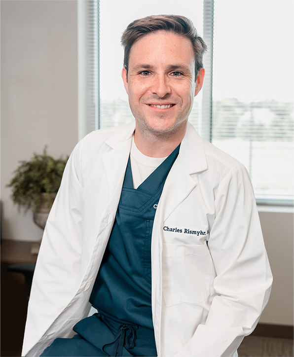 Dr. Charles Rismyhr in his Houston practice